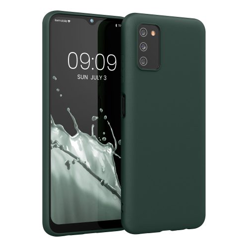 Husa Samsung Galaxy A03s, Silicon, Verde, 56517.169