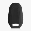 Husa Cheie Auto pentru Opel - 3 Butoane - Keyless Go, kwmobile, Silicon, Negru, 56975.01