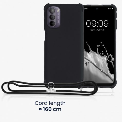 Husa Motorola Moto G41 / Moto G31, Silicon, Negru, 56997.01