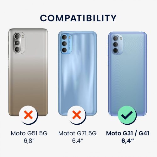 Husa Motorola Moto G41 / Moto G31, Silicon, Negru, 56997.01