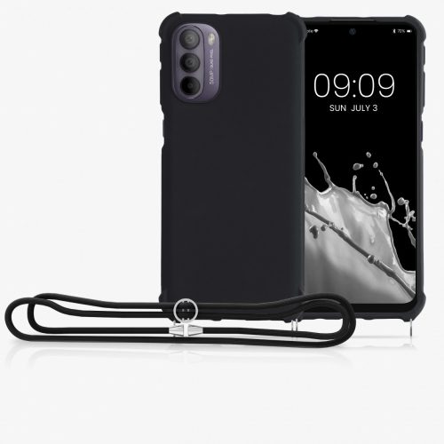 Husa Motorola Moto G41 / Moto G31, Silicon, Negru, 56997.01