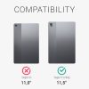 Husa pentru tableta Lenovo Tab P11 Pro, Kwmobile, Rosu/Negru, Textil, 55711.20