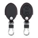 Husa Cheie Auto pentru Mini - 3 Butoane, kwmobile, Piele ecologica, Negru, 57027.01