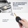 Husa Cheie Auto pentru Mini - 3 Butoane, kwmobile, Piele ecologica, Negru, 57027.01