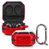 Husa pentru casti Samsung Galaxy Buds/Galaxy Buds Plus, Kwmobile, Negru/Rosu, Silicon, 57054.01