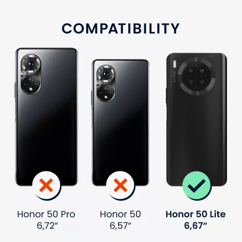 Husa Honor 50 Lite, Silicon, Negru, 57025.01