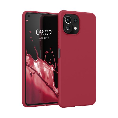 Husa Xiaomi Mi 11 Lite 5G, Silicon, Rosu, 54726.229