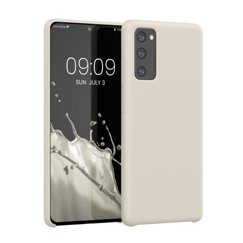 Husa Samsung Galaxy S20 FE, Silicon, Crem, 53605.125