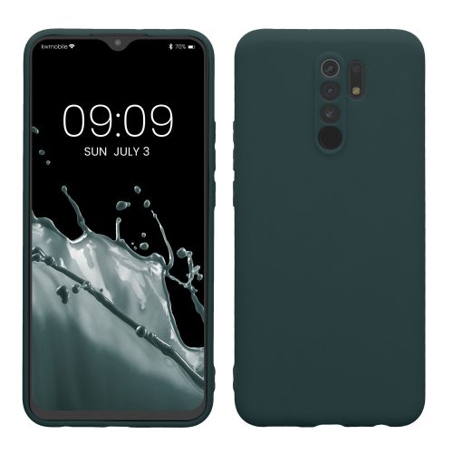 Husa Xiaomi Redmi 9, Silicon, Verde, 52766.202