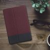 Husa pentru tableta Lenovo Tab P11, Kwmobile, Rosu/Negru, Textil, 55710.20