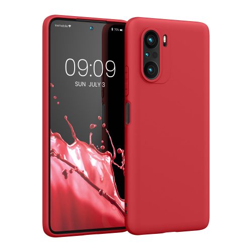 Husa Xiaomi Mi 11i/Poco F3, Silicon, Rosu, 57026.208