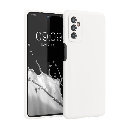 Husa Samsung Galaxy M52 5G, Silicon, Alb, 57068.48