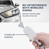 Husa Cheie Auto pentru Fiat / Lancia - 3 Butoane, kwmobile, Piele ecologica, Alb / Negru, 46923.09