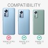Husa Xiaomi 12/12X, Silicon, Transparent/Roz, 57097.02