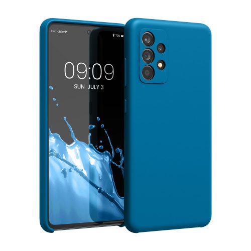 Husa Samsung Galaxy A52 / Galaxy A52 5G / Galaxy A52s 5G, Silicon, Albastru, 54347.228
