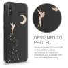 Husa Xiaomi Redmi 9A/Redmi 9AT, Silicon, Transparent/Auriu, 57092.01