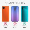 Husa Xiaomi Redmi 9A/Redmi 9AT, Silicon, Transparent/Auriu, 57092.01