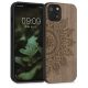 Husa Apple iPhone 13, Lemn, Maro, 55953.06