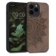 Husa Apple iPhone 13 Pro, Lemn, Maro, 55967.06