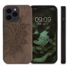 Husa Apple iPhone 13 Pro, Lemn, Maro, 55967.06
