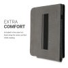 Husa pentru Tolino Vision 6, Kwmobile, Gri, Textil, 57167.19