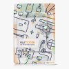 Husa pentru Tolino Vision 6, Kwmobile, Alb/Negru, Piele ecologica, 57214.03