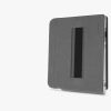 Husa pentru Tolino Vision 6, Kwmobile, Alb/Negru, Piele ecologica, 57214.03