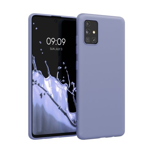 Husa Samsung Galaxy A51, Silicon, Albastru, 51196.130