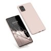 Husa Samsung Galaxy A51, Silicon, Crem, 51196.225