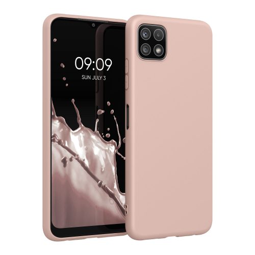 Husa Samsung Galaxy A22 5G, Silicon, Roz, 55245.225