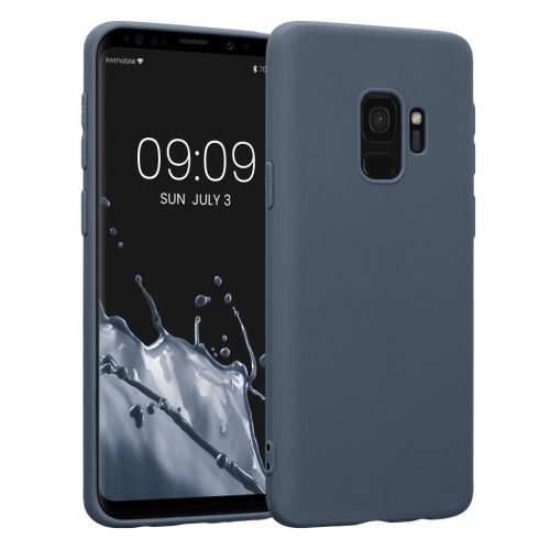 Husa Samsung Galaxy S9, Silicon, Albastru, 44089.202