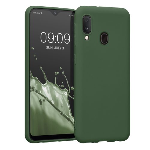 Husa Samsung Galaxy A20e, Silicon, Verde, 48738.118