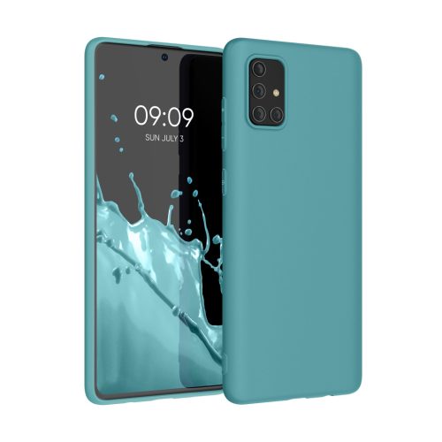 Husa Samsung Galaxy A71, Silicon, Verde, 51208.207