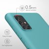Husa Samsung Galaxy A71, Silicon, Verde, 51208.207