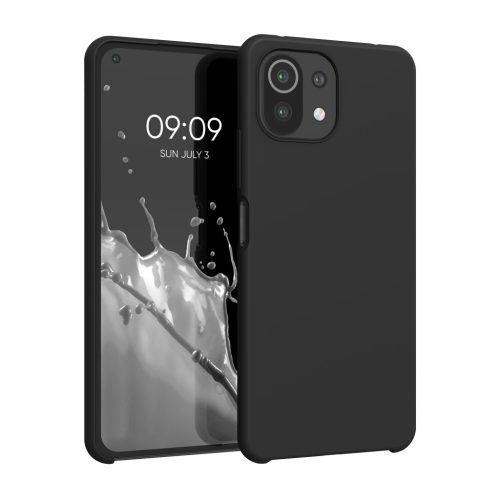 Husa Xiaomi Mi 11 Lite 5G/11 Lite 5G NE, Silicon, Negru, 54730.01