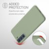 Husa Samsung Galaxy S21 FE, Silicon, Verde, 55484.172