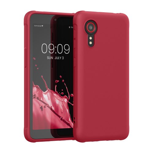 Husa Samsung Galaxy Xcover 5, Silicon, Rosu, 54536.229
