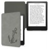Husa pentru Amazon Kindle Paperwhite 11, Kwmobile, Gri, Piele ecologica, 56257.09
