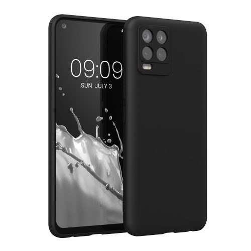 Husa Realme 8 (2021)/8 Pro (2021), Silicon, Negru, 57242.47