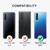 Husa OPPO Find X2 Neo, Silicon, Transparent/Negru, 57266.01