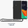 Husa OPPO Find X3 Lite, Silicon, Transparent/Negru, 57264.01