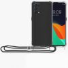 Husa OPPO Find X3 Lite, Silicon, Transparent/Negru, 57264.01