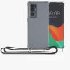 Husa OPPO Find X3 Neo, Silicon, Transparent/Negru, 57265.01