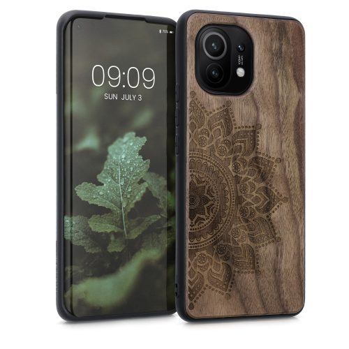 Husa Xiaomi Mi 11, Lemn, Maro, 54662.07