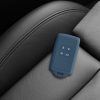 Husa Cheie Auto pentru Renault 4 Butoane - Smart Key, Kwmobile, Albastru, Silicon, 48035.202