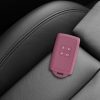 Husa Cheie Auto pentru Renault 4 Butoane - Smart Key, Kwmobile, Roz, Silicon, 48035.167