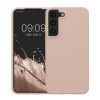 Husa Samsung Galaxy S22, Silicon, Crem, 56756.225