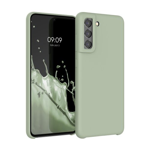 Husa Samsung Galaxy S21 FE, Silicon, Verde, 55487.172