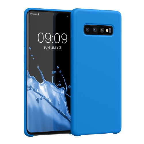 Husa Samsung Galaxy S10 Plus, Silicon, Albastru, 49028.157