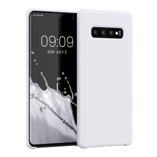 Husa Samsung Galaxy S10 Plus, Silicon, Alb, 49028.48